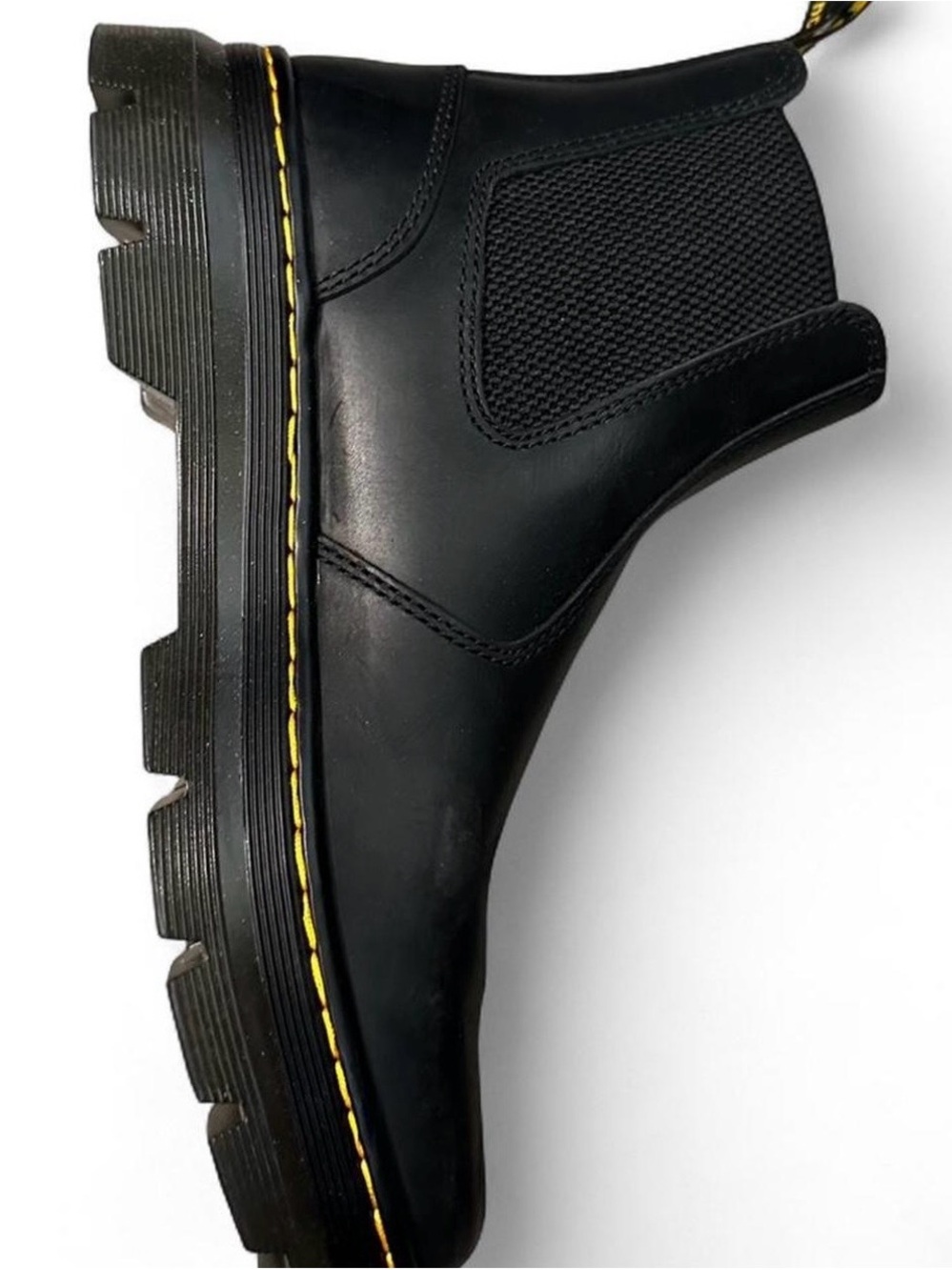 Women’s Black Leather Chelsea Boots - Picture 5 of 6